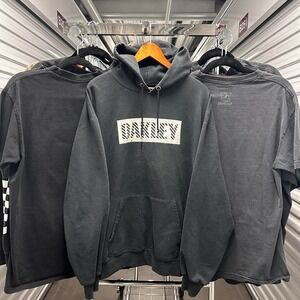Crazy Vintage 2000's Oakley SpellOut Hoodie